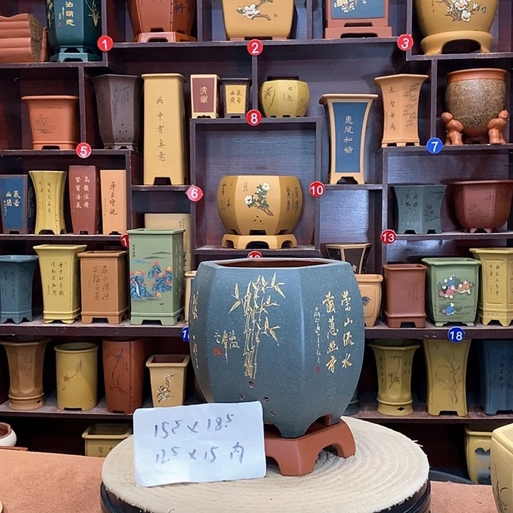 紫砂花盆紫砂花盆