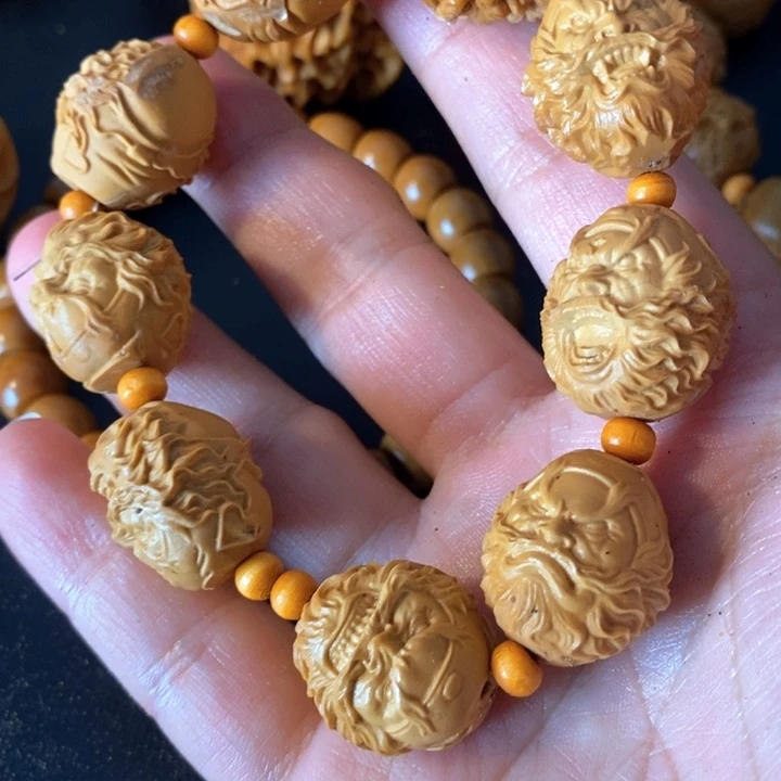 橄榄核手串/手链橄榄微瑕钟馗头