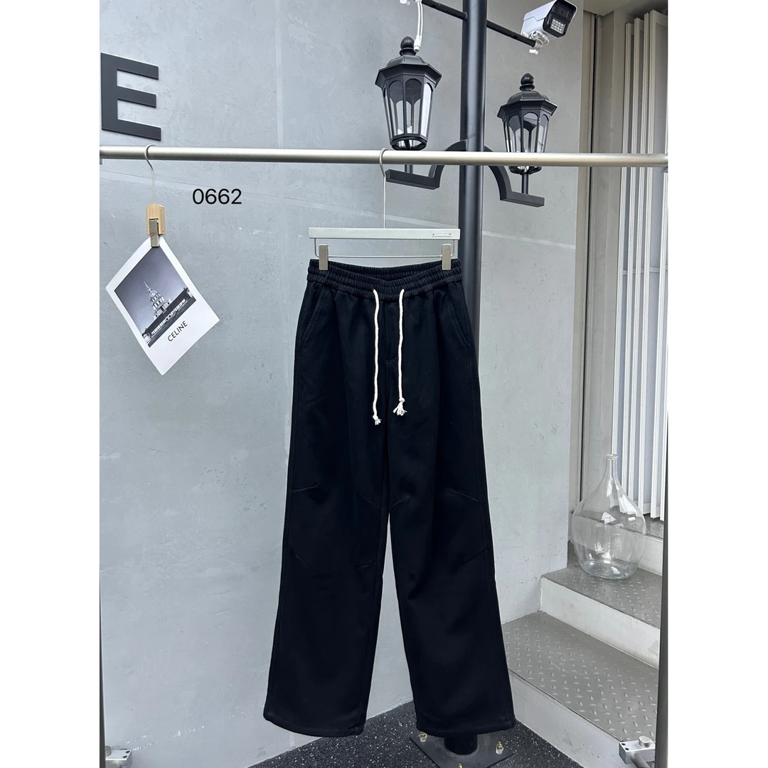 大占推荐 0662  休闲时尚潮牌加绒直筒休闲裤
