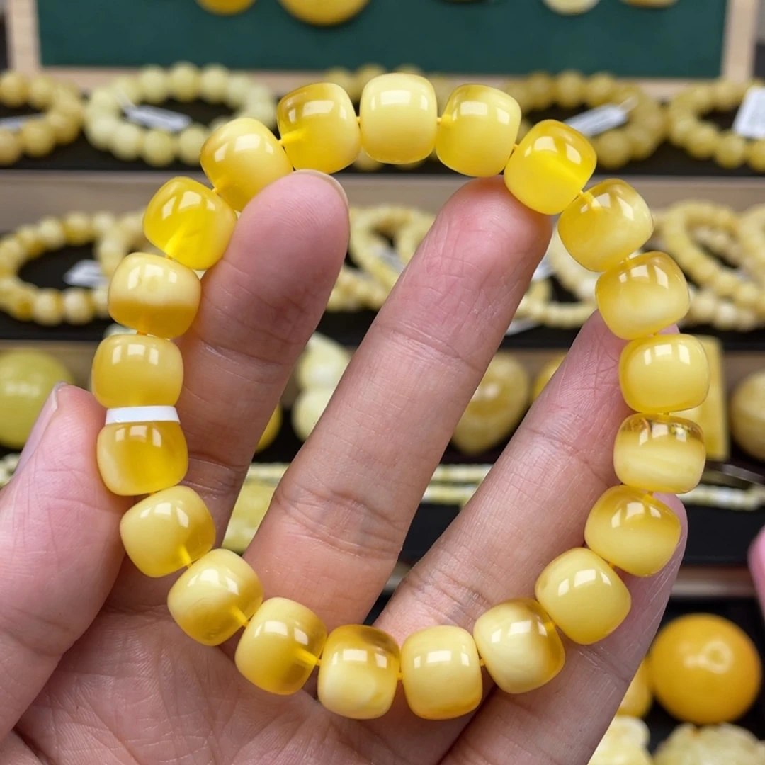 琥珀裸石未镶嵌琥珀蜜蜡