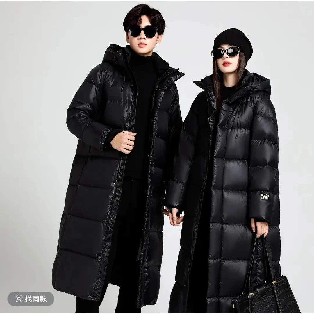 冬季黑金爆款情侣男女同款百搭外套防风防水保暖时尚羽绒服羽绒服