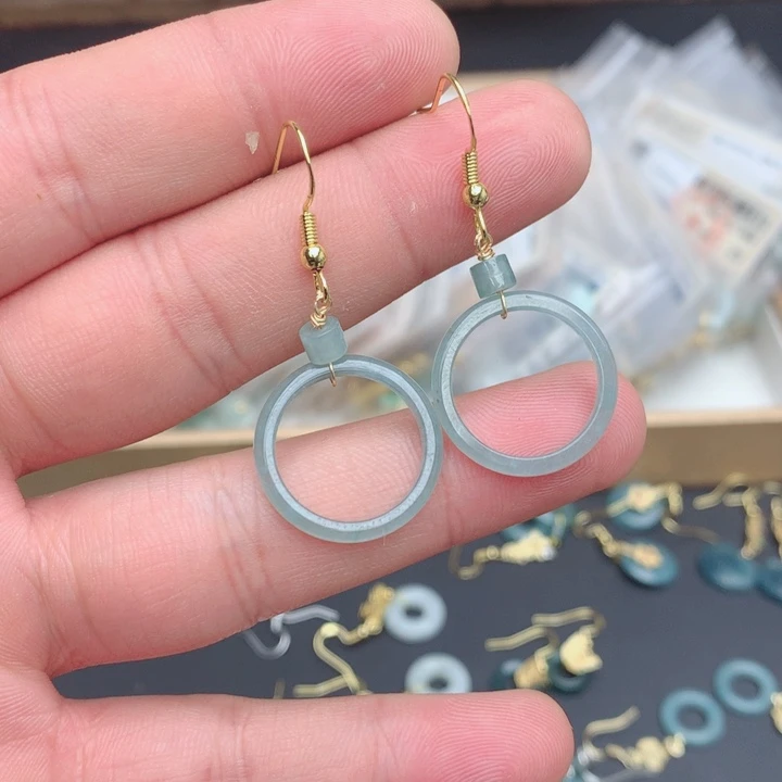 未镶嵌翡翠耳饰耳饰