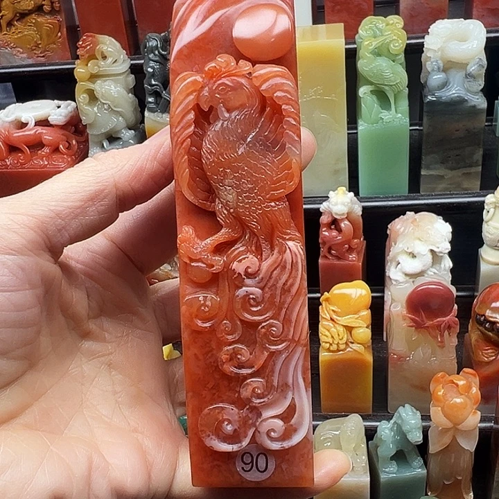 寿山石印石寿山石手工雕刻