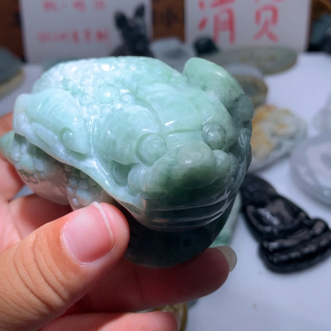 翡翠未镶嵌颈饰保真天然A货翡翠