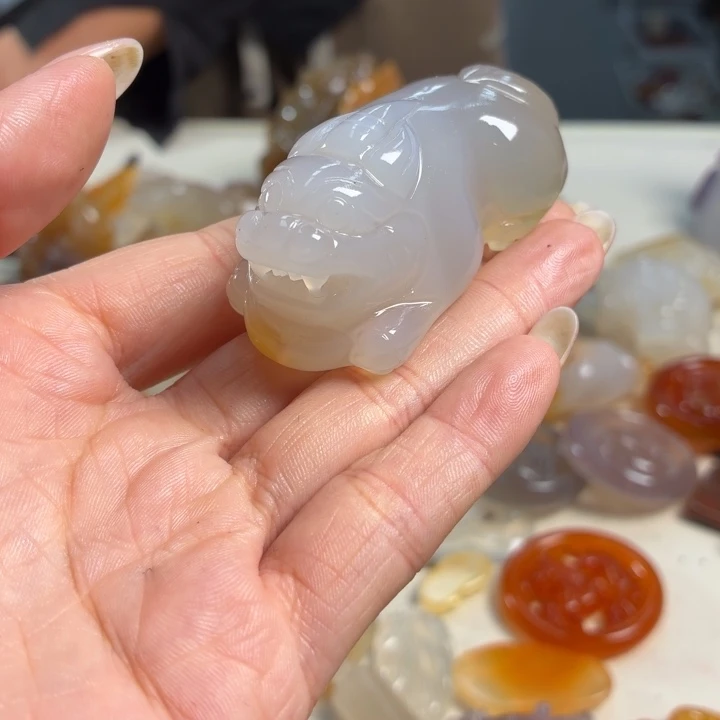 玛瑙/玉髓未镶嵌吊坠(不含链)