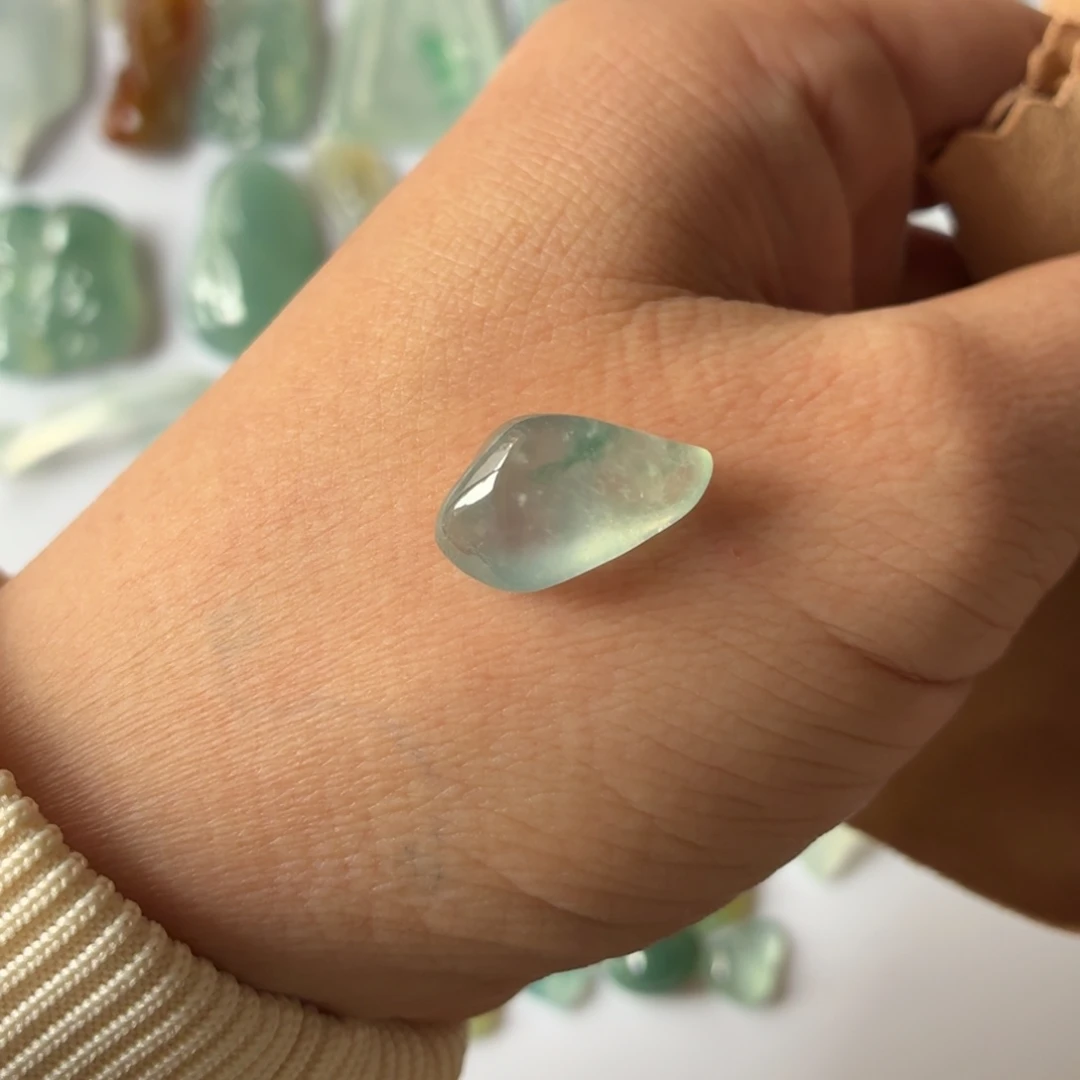 开***菜定制翡翠未镶嵌天然缅甸翡翠Ａ货