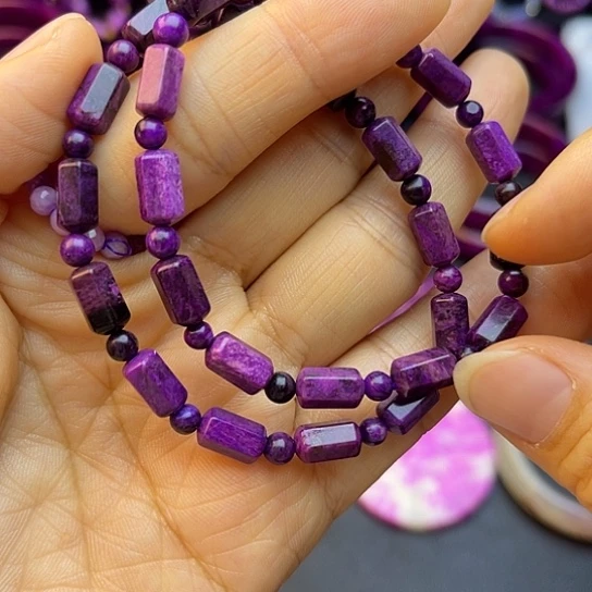 非金属老油紫手串