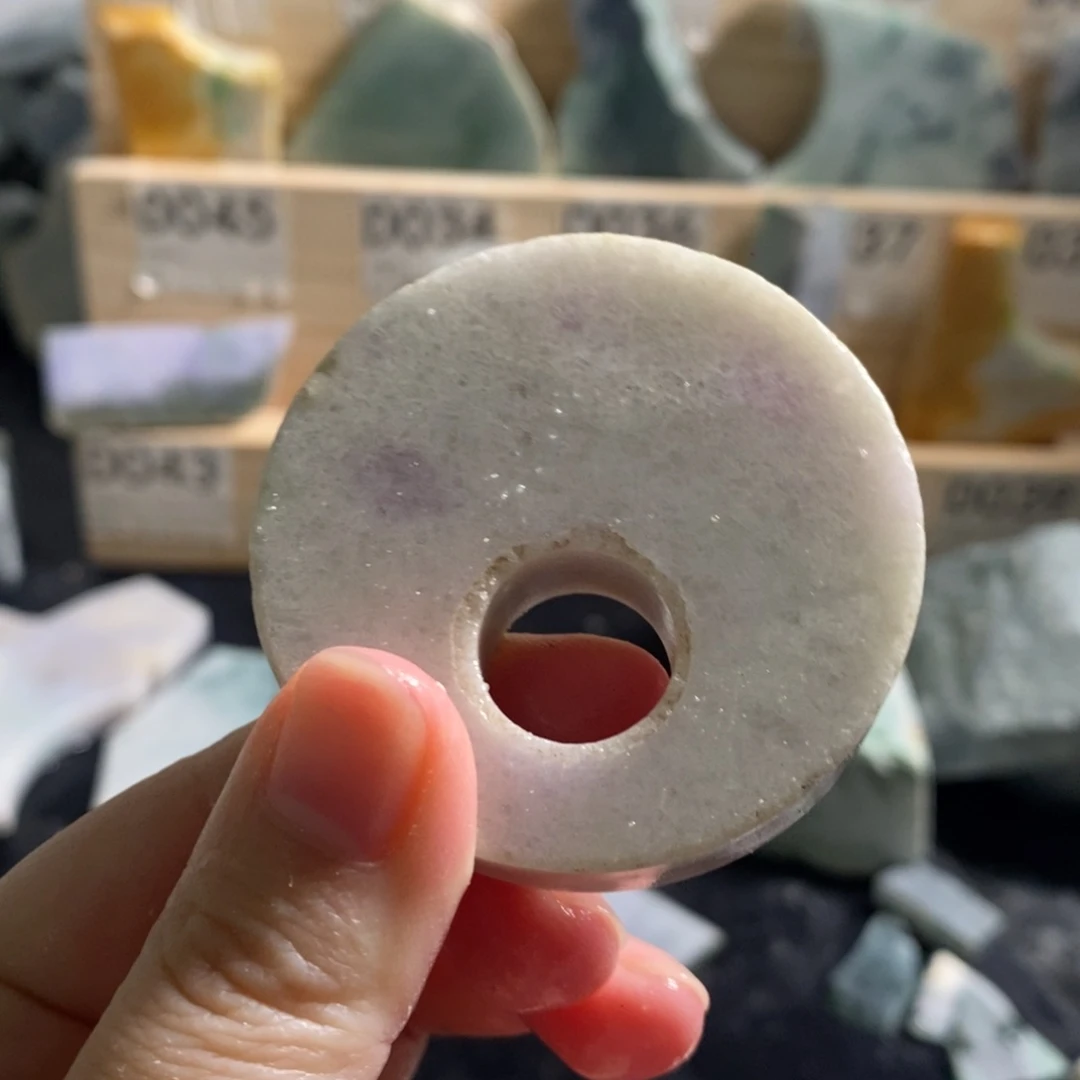 颈饰未镶嵌翡翠天然翡翠