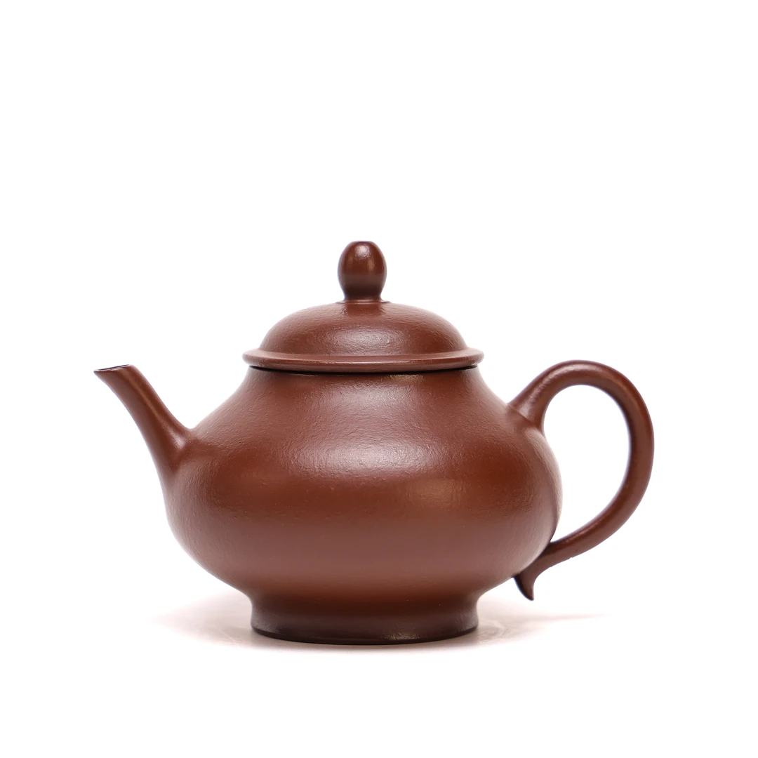【汪汪茶器】小高潘 紫朱泥 宜兴原矿手工紫砂壶75cc hh