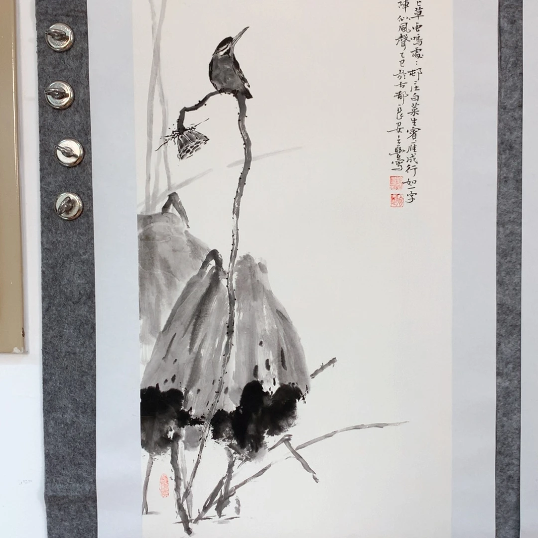 国画花鸟作品写意