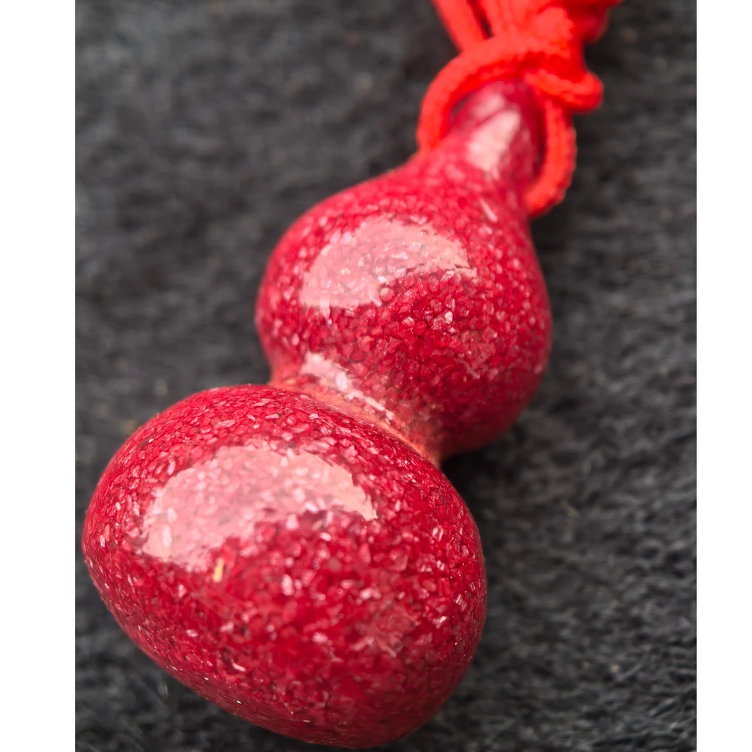 含辰砂工艺品（马仙溪）小晶体葫芦