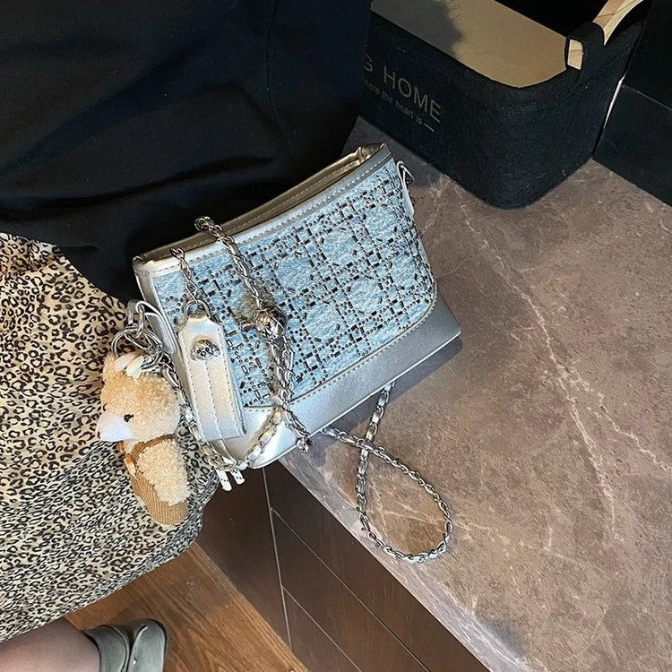 流浪包网红洋气时尚百搭小方包韩版包单肩包2025年春夏女包拉链包