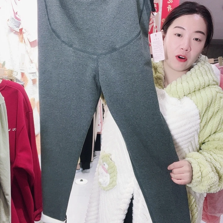 挂脖款螺纹打底裤6码200斤以上