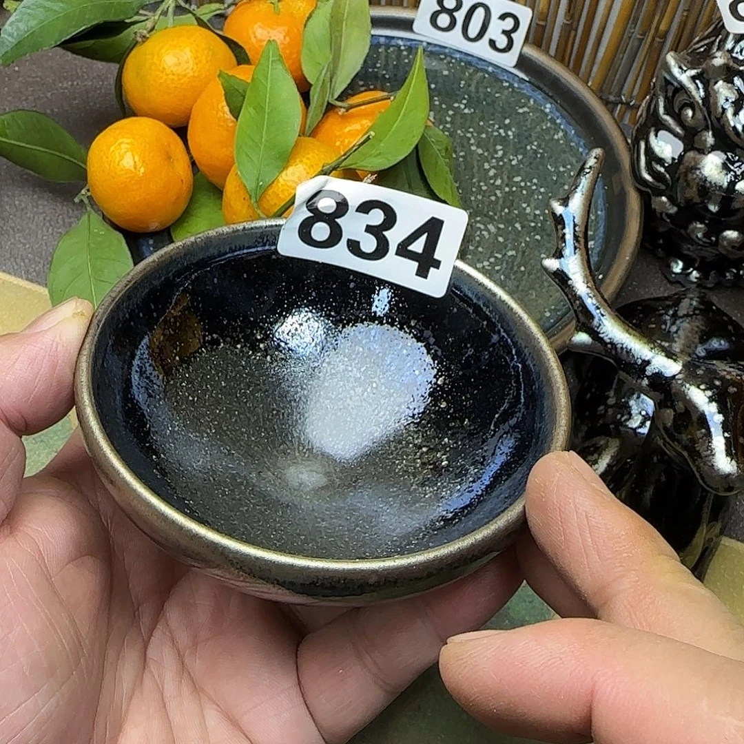 茶盏建盏杯主人杯龙窑柴烧