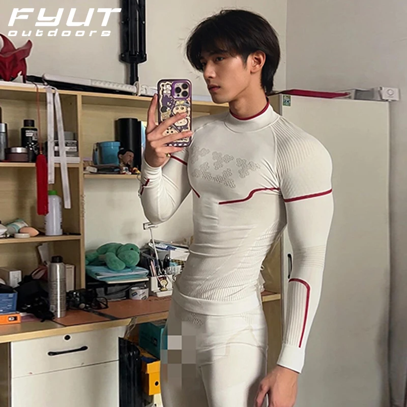 FYUT户外滑雪速干衣男速干锁温压缩功能性内衣徒步登山保暖打底衣