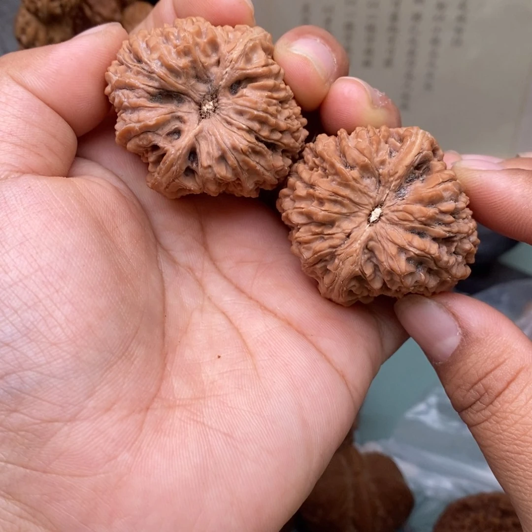 文玩核桃把件38大蒜头