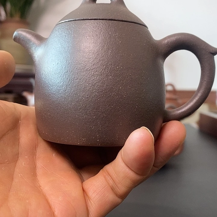 听***花茶壶紫砂原矿天青秦权