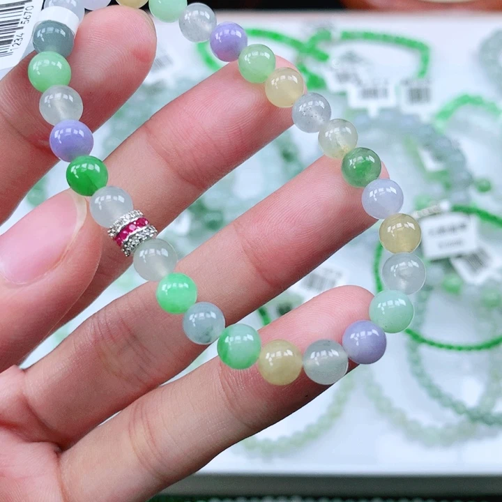 未镶嵌手链翡翠翡翠