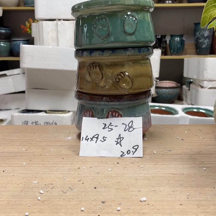 紫砂花盆多肉花盆微瑕28