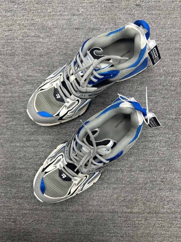 99新 Balenciaga/巴黎世家 45 巴黎世家弹簧鞋 灰蓝色