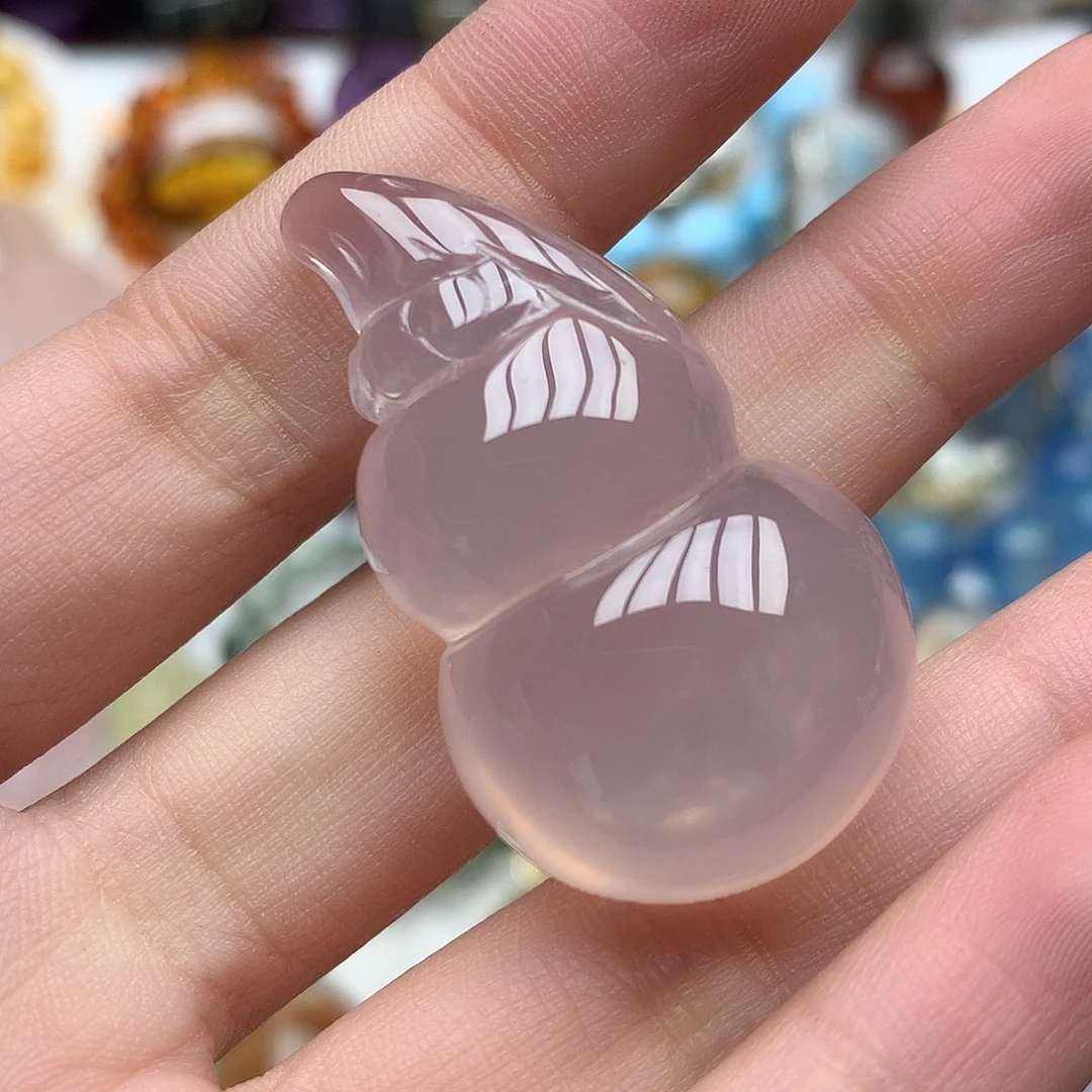 水晶未镶嵌珠宝半成品葫芦