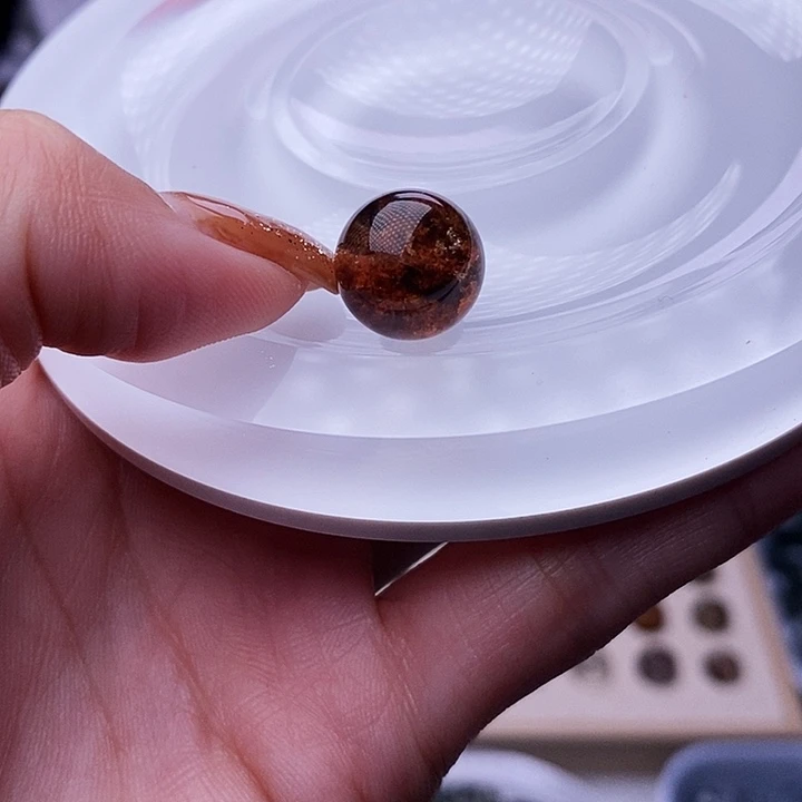 水晶天然水晶定制打孔不退不换未镶嵌