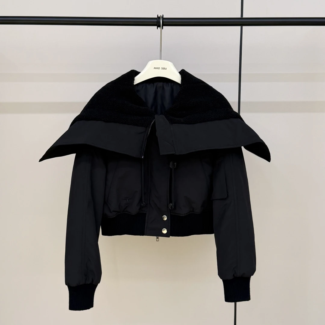 【ZISHUO】5620 小蜜蜂 刺绣款 羽绒服 25fw大披肩