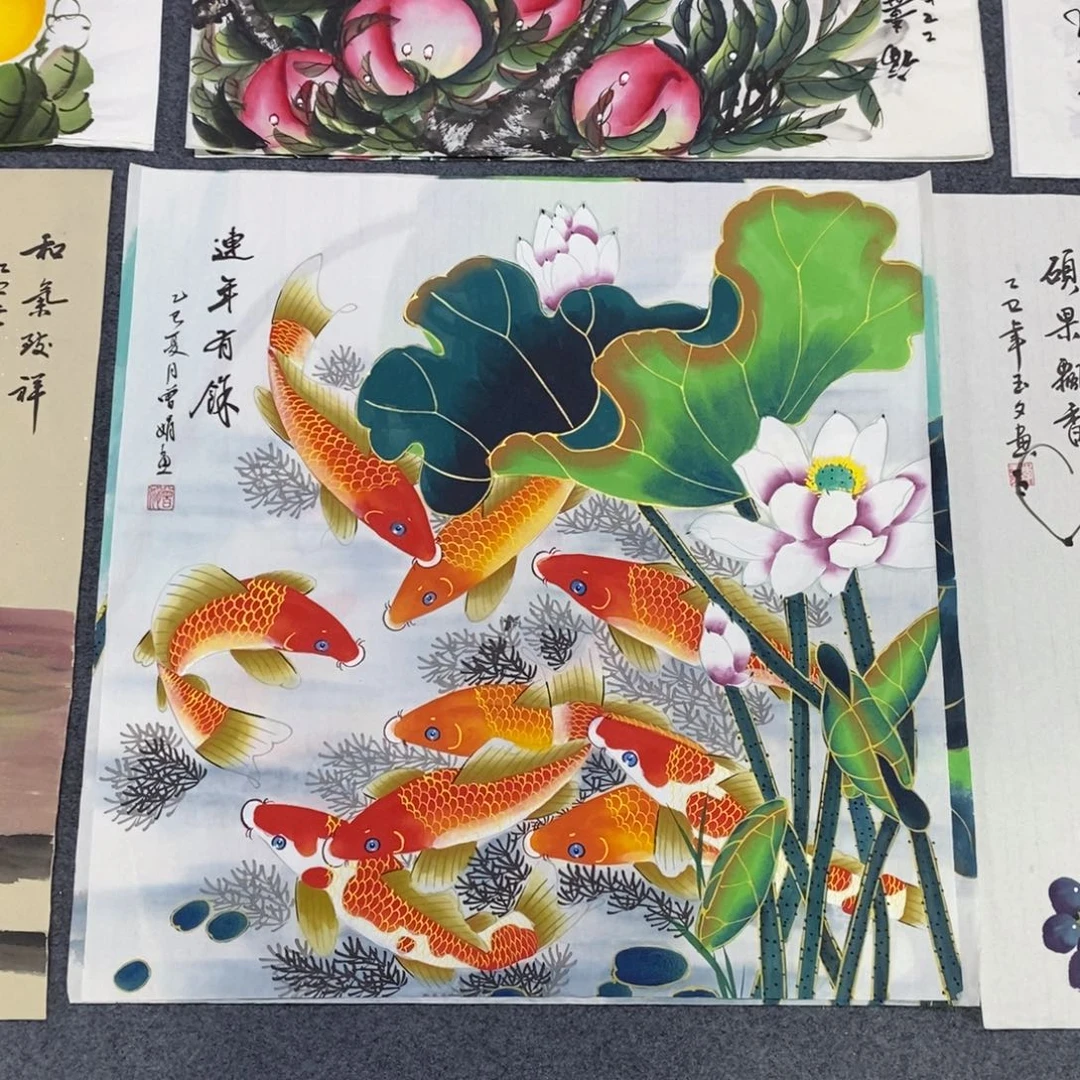 国画68✖️68金线鱼画画画画画画
