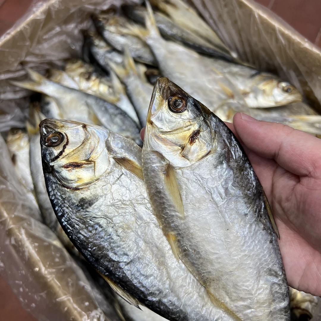 【黄鱼干】台山特产有头开片黄鱼干生晒海产干货