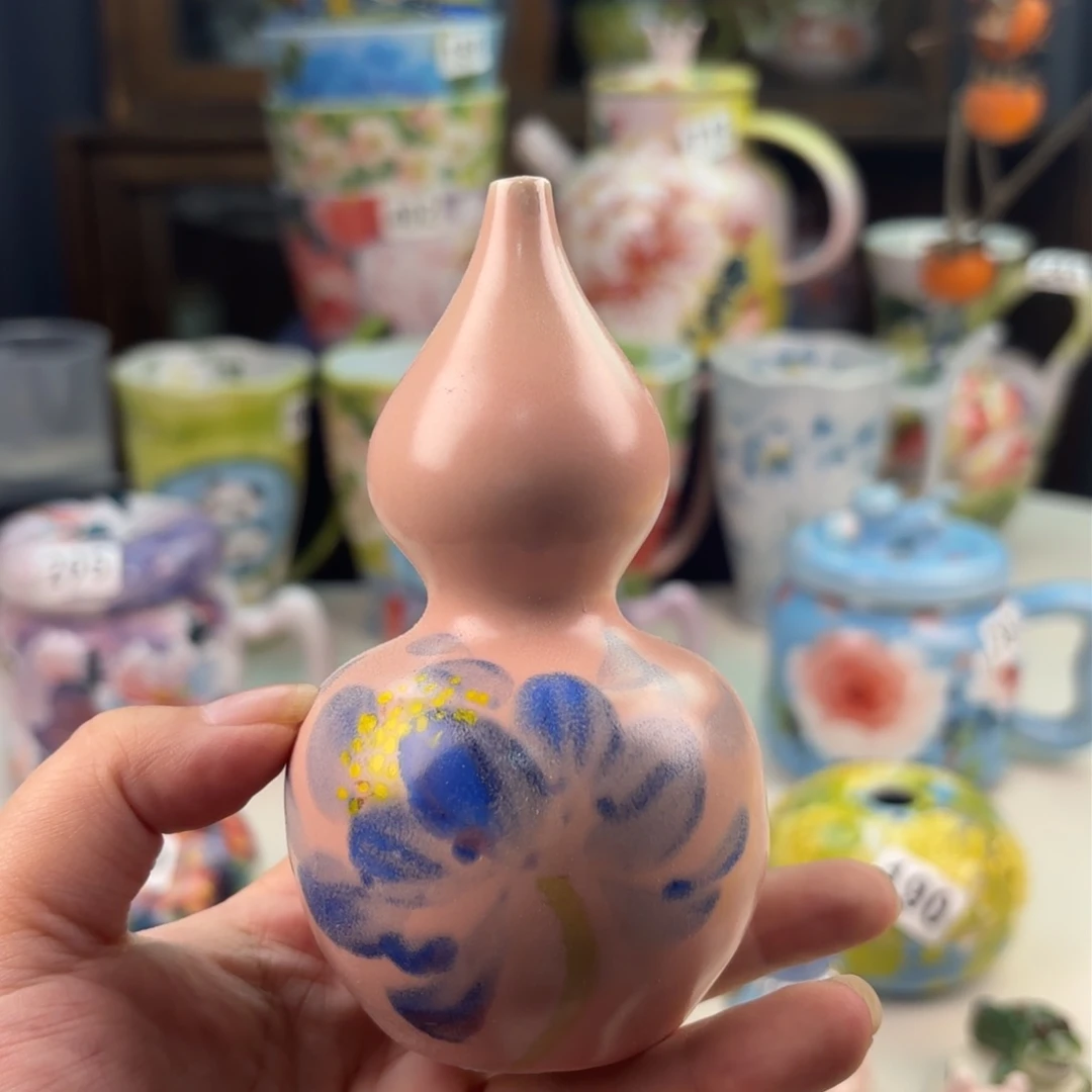 景德镇手绘高温釉下彩陶瓷茶具