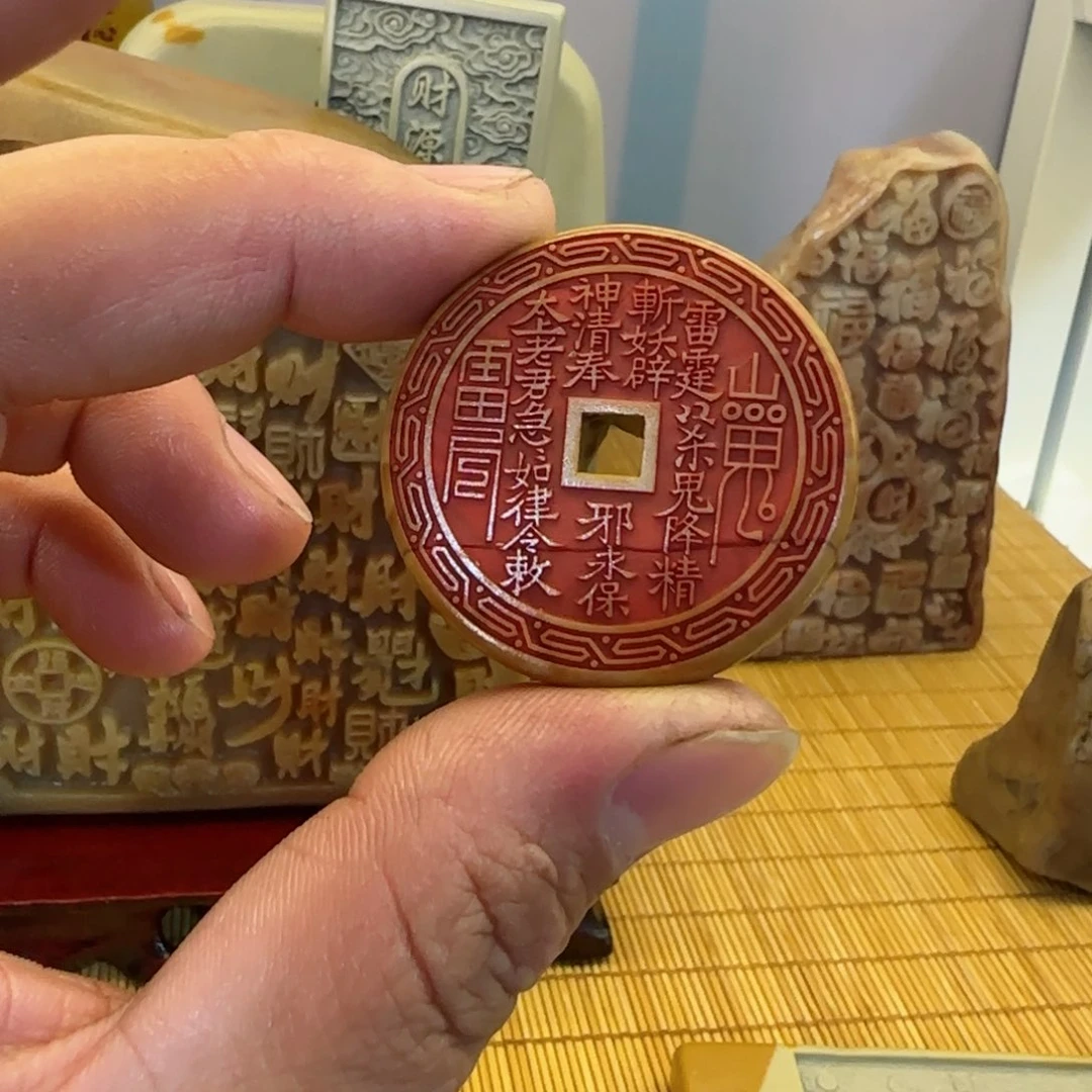 茶宠财****贝石头雕刻艺术设计