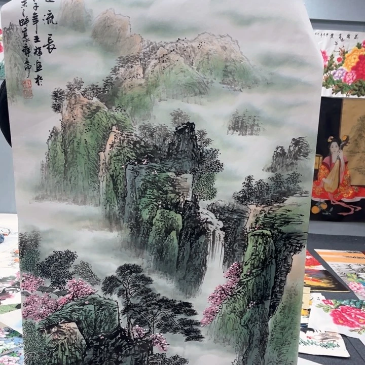 国画我的心好痛啊我的心真的好痛