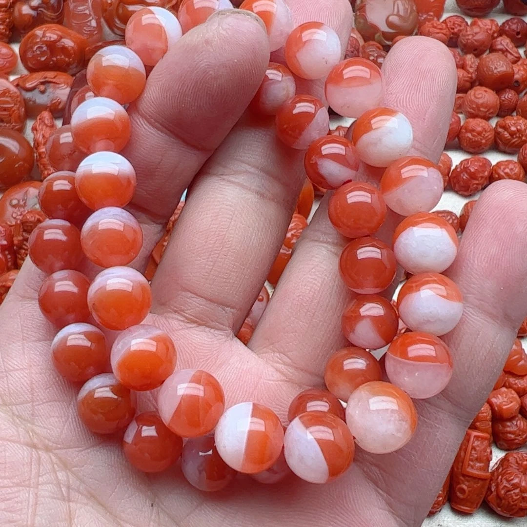 南红玛瑙配饰未镶嵌