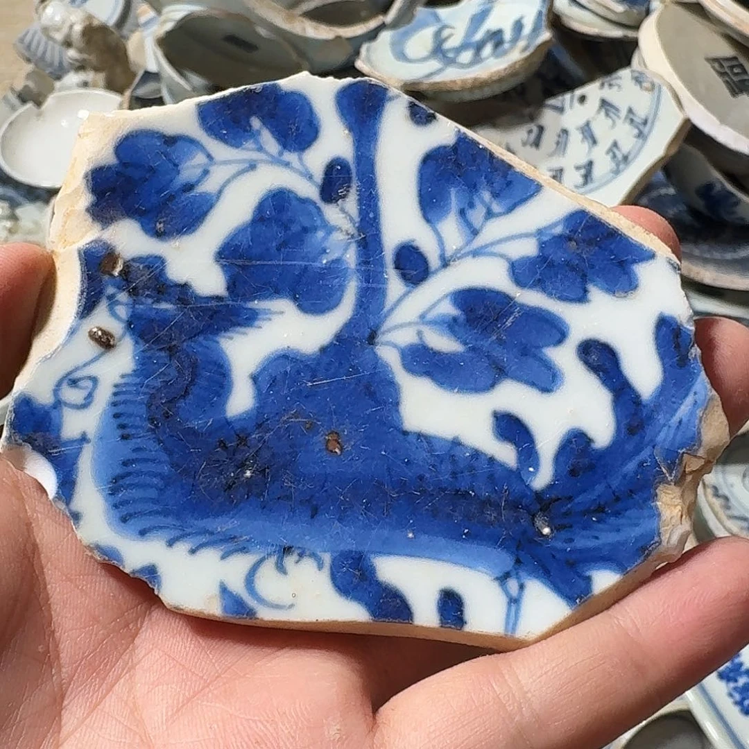 程***猿瓷片瓷片标本，顺丰包邮