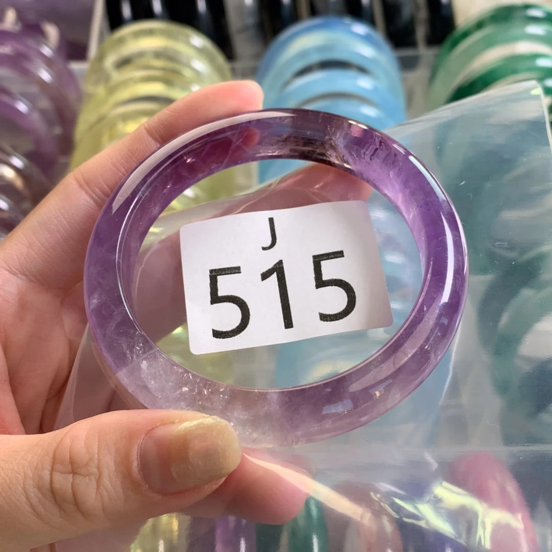 未镶嵌珠宝半成品水晶F****杨水晶手镯515-57