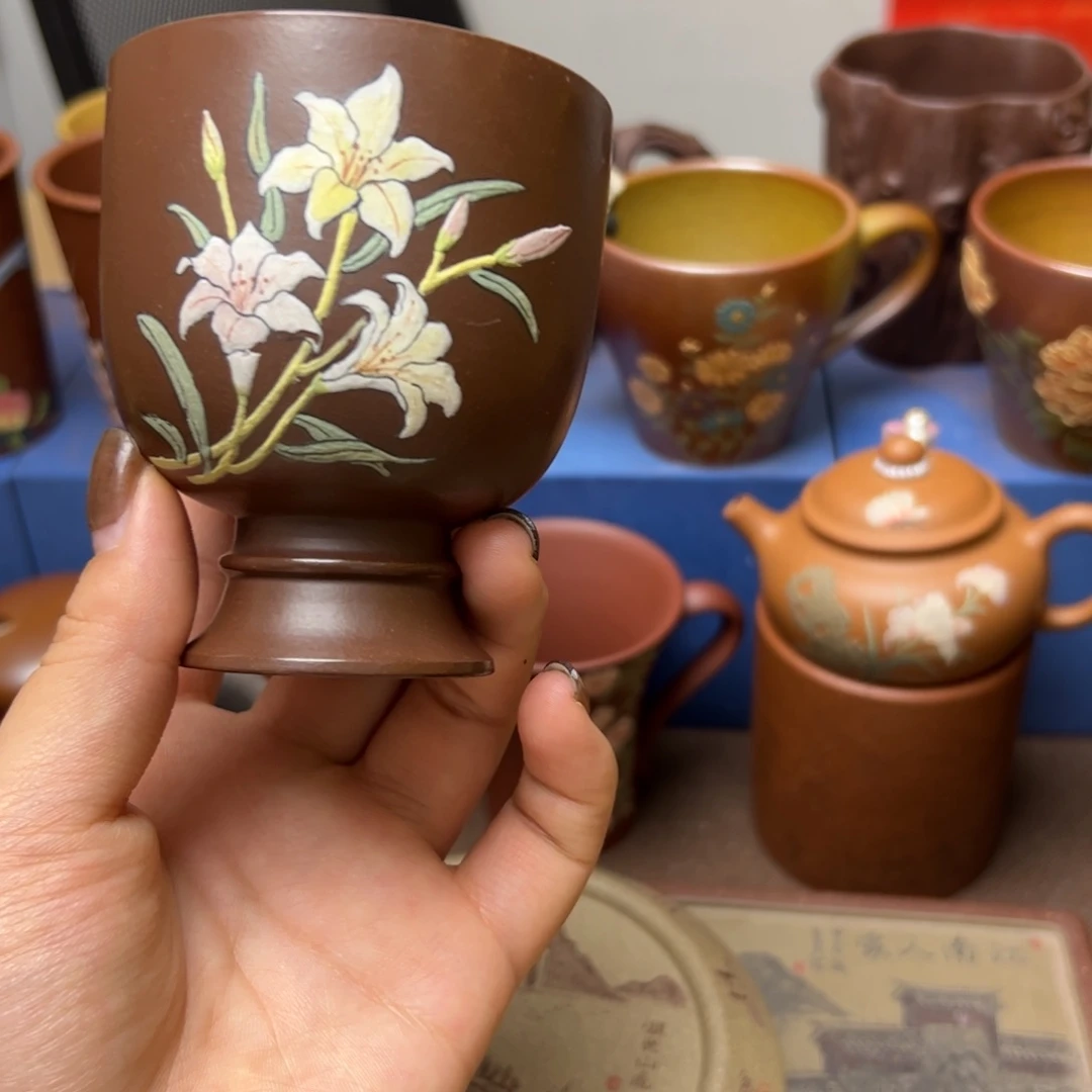 紫砂茶杯紫砂主人杯150c c