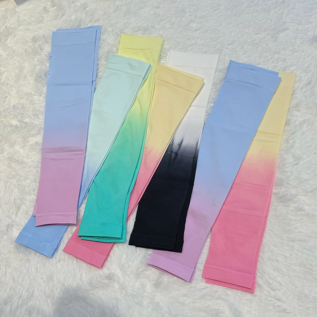 清-汤圆吖渐变冰袖夏季防晒冰丝袖套6175冰袖