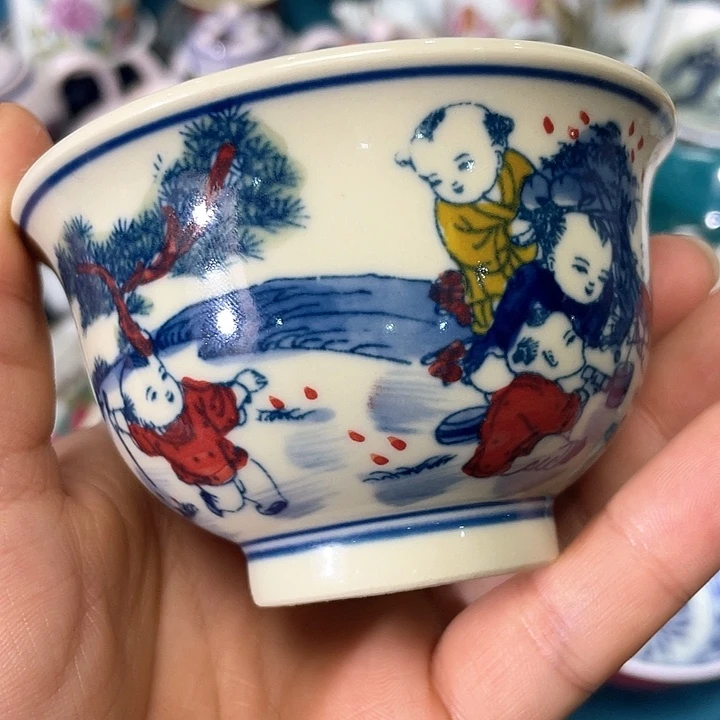 景德镇陶瓷主人杯13444