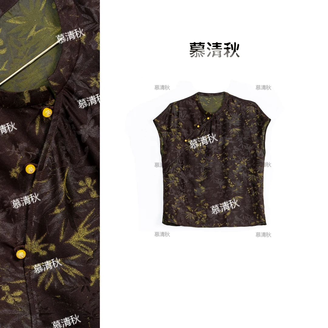 2025新款新中式  花萝小衫-XT-760