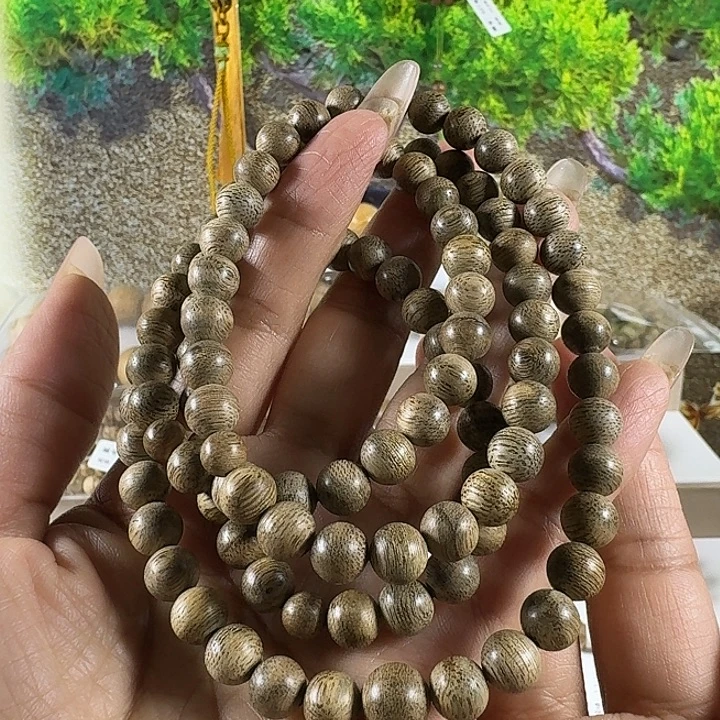 奋***李手串沉香纹莱沉香