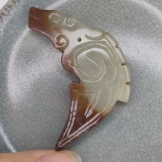 陶瓷瓷器瓷片摆件挂件脖挂