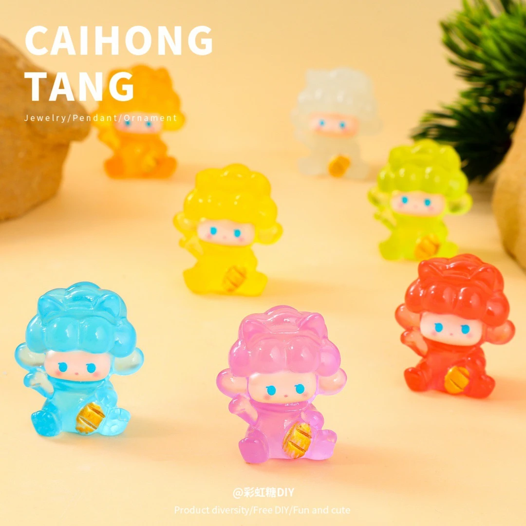 【直播拆】【对对碰】夜光潘神 手工diy可爱摆件 默认微瑕创意网红