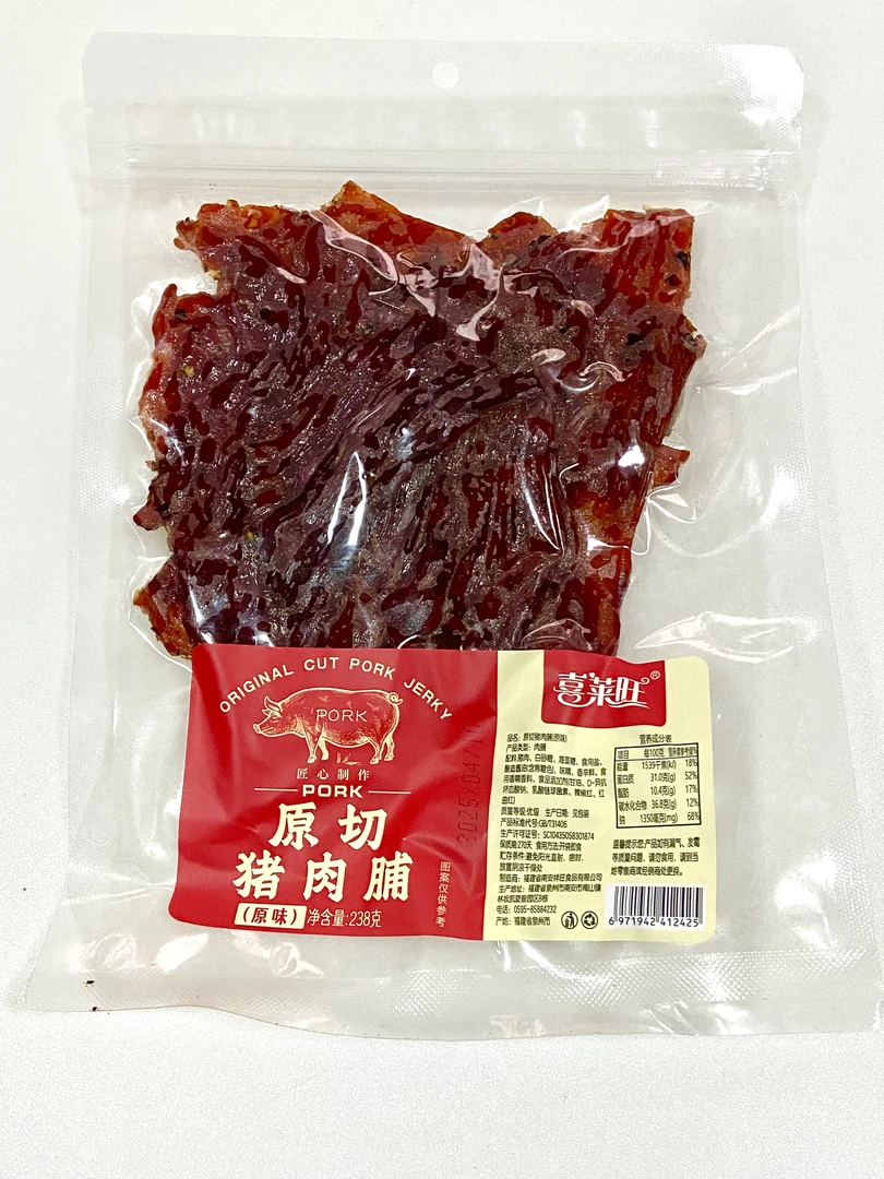 喜莱旺原切猪肉脯238g/包