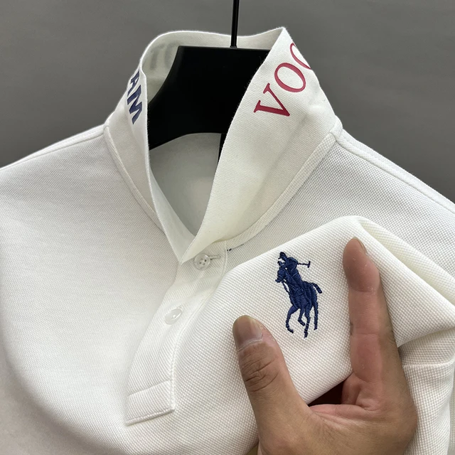 拉夫·劳伦马球Polo刺绣Polo衫长袖翻领T恤男士商务休闲 T恤秋季打