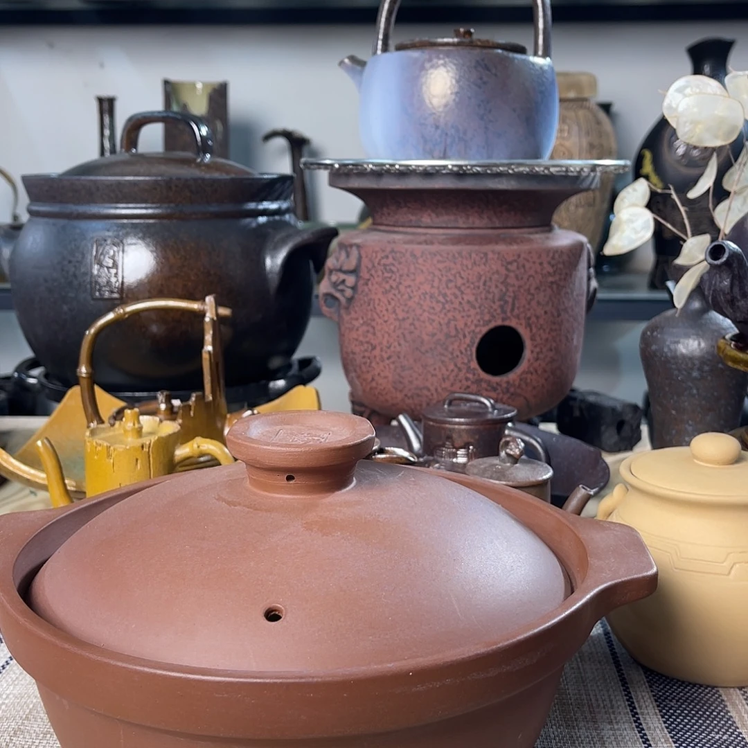 碟紫砂清水泥实用砂锅