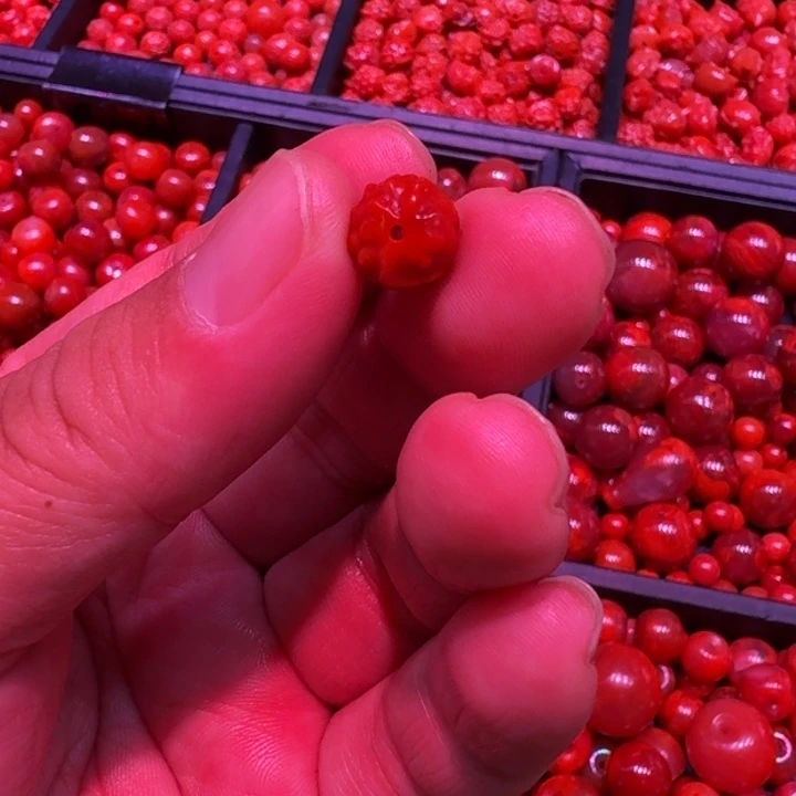 南红玛瑙未镶嵌颈饰吊坠