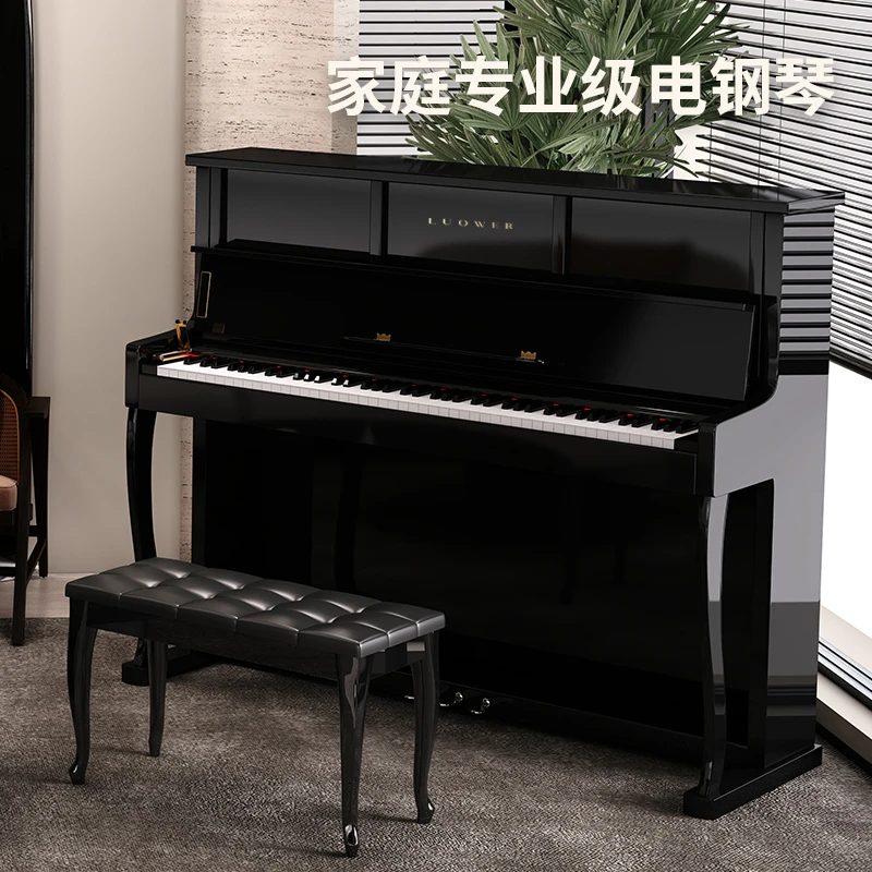 LUOWER/罗维尔【L7-SE】钢琴家系列立柜电钢琴亮面电钢琴考级家用