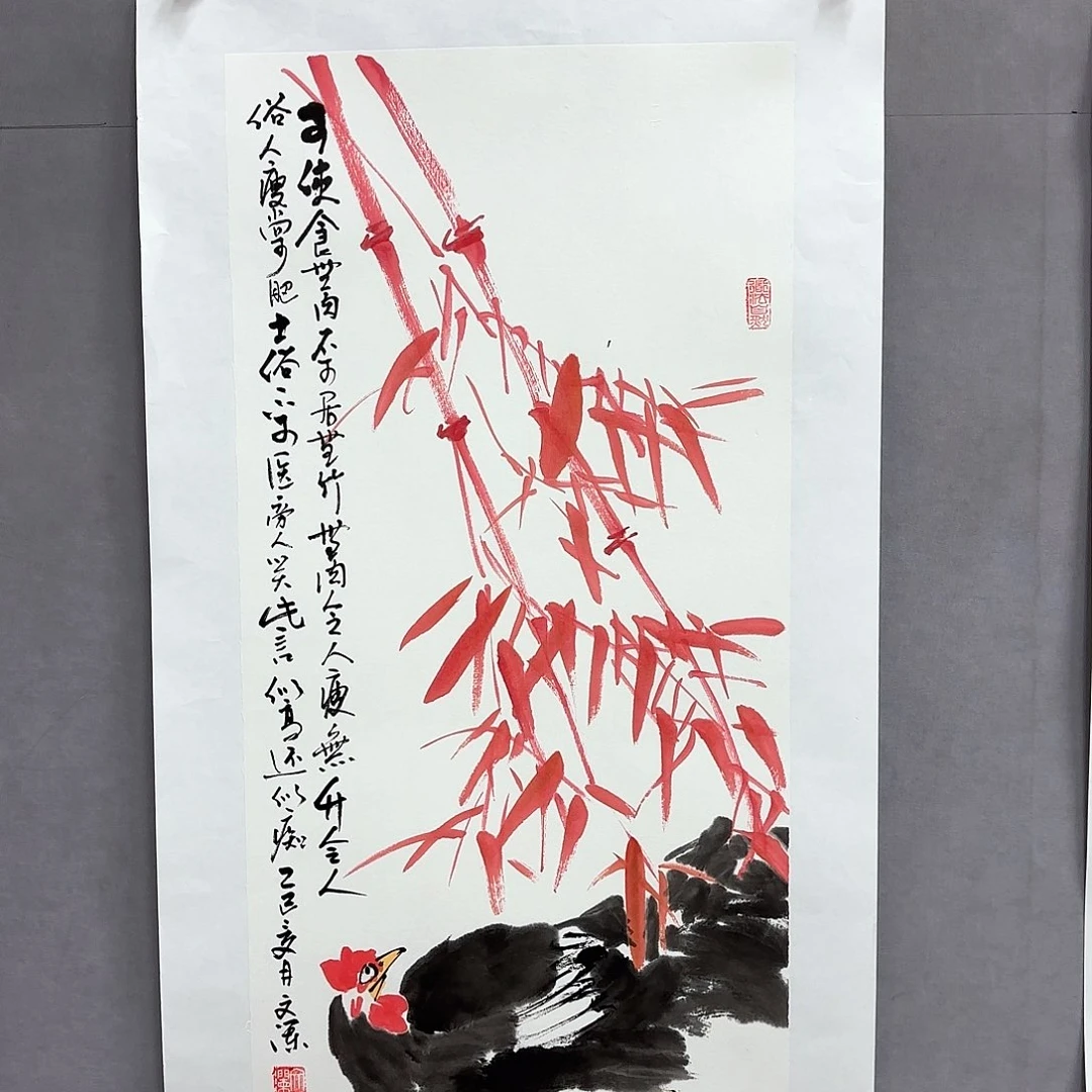国画艺术家真人手绘