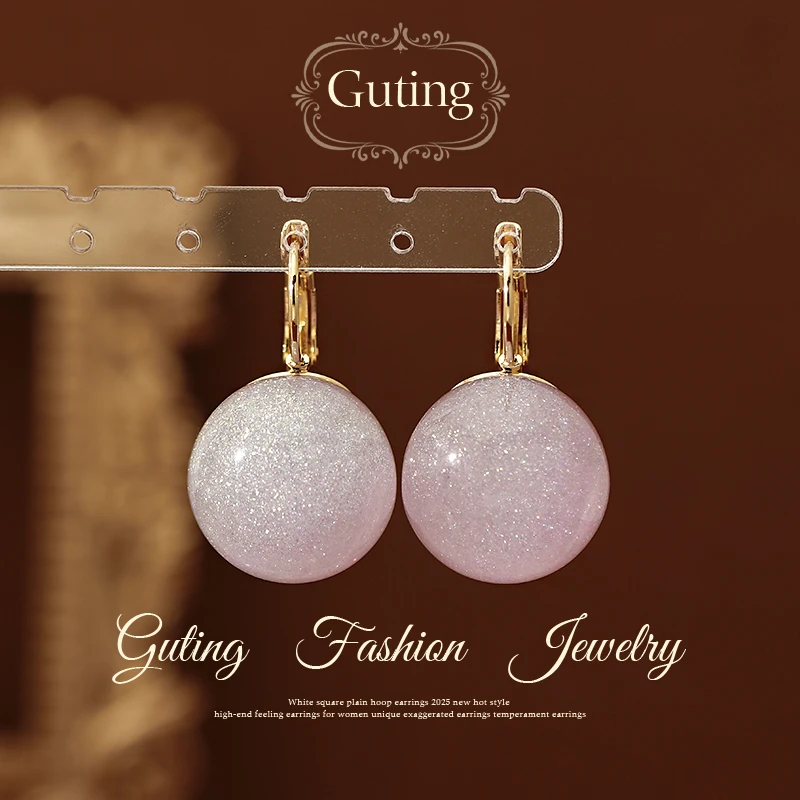 铜合金合成锆石耳饰 21447夏季爆款多巴胺耳环女高级感耳饰耳钉