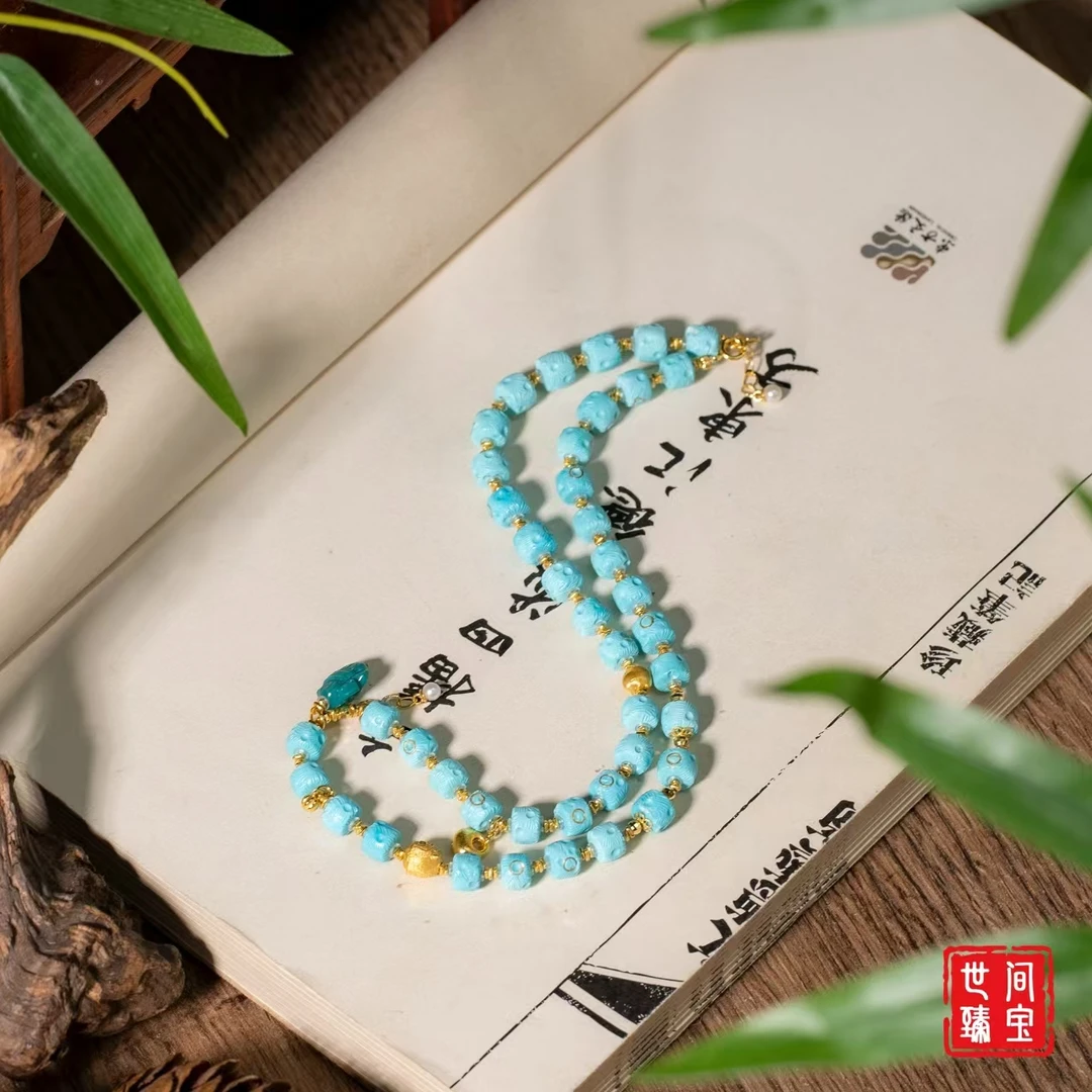 【世间臻宝】绿松石DIY项链/Q0733/多样性发一件